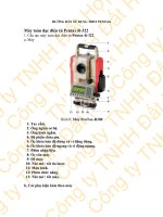 Hướng dẫn sử dụng máy toàn đạc điện tử Pentax
