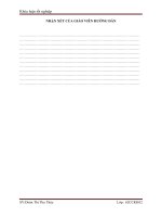 Báo cáo khóa luận tốt nghiệp kế toán vốn bắng tiền và các khoản thanh toán