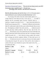 The university and college practice exam 2014