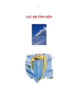 Đề tài lọc bụi tĩnh điện