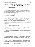 BÁO CÁO TỐT NGHIỆP PHÂN TÍCH TÌNH HÌNH TÀI CHÍNH CÔNG TY CỔ PHẦN PHẠM BÁ ĐẶNG ICC