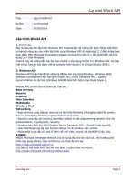 Học lập trình Win32 cực kì đơn giản thông qua ví dụ