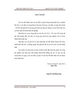 Nâng cao kỹ năng thực hành dinh dưỡng cho bà mẹ để cải thiện dinh dưỡng và sức khoẻ cho trẻ mầm non xã Mai Đình, huyện Sóc Sơn, Thành phố Hà Nội