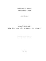 Một số tính chất của tổng trực tiếp các môđun tựa liên tục