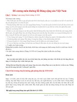 Tổng hợp câu hỏi ôn tập đường lối cộng sản đảng cộng sản việt nam