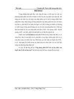 Tiểu luận ứng dụng phân tích của sự tạo phức của thuốc thử PAR với kim loại