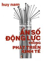 Ẩn số động lực trong phát triển kinh tế