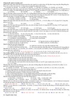 Chuyên đề amin   amino axit