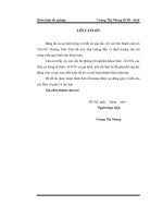 Đánh giá đặc điểm nông sinh học của 4 dòng lúa đột biến (CL4, CL4, CL91, CL92) trồng vụ xuân 2012 tại Cao Minh, Phúc Yên, Vĩnh Phúc