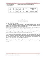 thiết kế khung ngang của một trường học