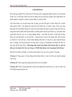 BÁO CÁO TỐT NGHIỆP Giải pháp đẩy mạnh hoạt động kinh doanh dịch vụ vận tải biển tại chi nhánh Hà Nội của Công ty TNHH Một thành viên Gemadept Hải Phòng