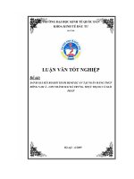 Luận văn đánh giá rủi ro khi thẩm định dự án tại ngân hàng thương mại cổ phần Đông Nam Á