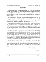 Tiểu luận tìm hiểu về các công nghệ, dây chuyền sản xuất axetandehyt