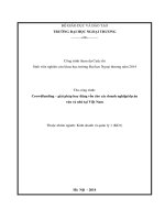 crowdfunding – giải pháp huy động vốn cho các doanh nghiệp dự án vừa và nhỏ ở việt nam