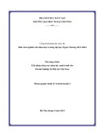 giải pháp nâng cao năng lực cạnh tranh cho doanh nghiệp xã hội tại việt nam