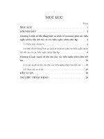 một số bất đẳng thức so sánh về moment giữa các biến ngẫu nhiên liên kết âm và các biến ngẫu nhiên độc lập