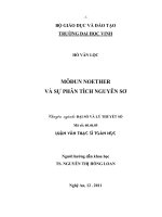 môđun noether và sự phân tích nguyên sơ