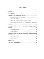 chỉnh hóa bài toán lấy đạo hàm bằng phương pháp làm nhuyễn và phương pháp chặt cụt fourier