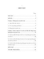 không gian tựa mêtric nón và sự tồn tại điểm bất động