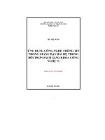 Ứng dụng công nghệ thông tin trong giảng dạy bài Hệ thống bôi trơn sách giáo khoa công nghệ 11