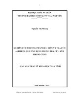 nghiên cứu phương pháp biểu diễn và tra cứu ảnh hiệu quả ứng dụng trong tra cứu ảnh phong cảnh