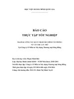 thực tập tại công ty cổ phần đầu tư xây dựng thương mại sông hồng về lĩnh vực quản trị hành chính văn phòng