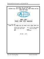 tình hình thực tế tổ chức công tác kế toán tại công ty cp bia và nước giải khát quốc tế