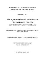 Xây dựng mô hình và mô phỏng 3d tán xạ phonon cho các đặc trưng của cntfet phẳng