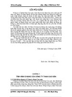 đồ án thoát nước mỏ than cao sơn