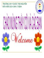 Thảo luận miễn dịch vai trò của các lympho trong đáp ứng miễn dịch