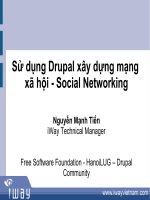 Xây dựng mạng xã hội bằng drupal