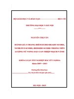 đánh giá 3 thang điểm euro-heart score, ncdr pci score và bedside score trong tiên lượng tử vong sau can thiệp mạch vành