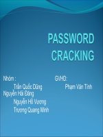 Báo cáo password cracking