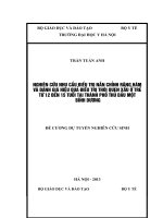 nghiên cứu nhu cầu điều trị nắn chỉnh răng hàm và đánh giá hiệu quả điều trị thói quen xấu ở trẻ từ 12 đến 15 tuổi tại thành phố thủ dầu một - bình dương