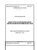 nhận xét chỉ số lee ở sinh viên răng hàm mặt năm thứ tư và năm thứ sáu trường đại học y hà nội