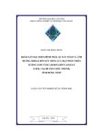 Khảo sát đặc điểm hình thái, sự nảy mầm và ảnh hưởng của borax đến sức sống hạt phấn hoa nhãn xuồng cơm vàng tại huyện châu thành, tỉnh đồng tháp