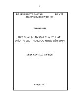 đánh giá kết quả lâu dài của phẫu thuật điều trị lác trong cơ năng bẩm sinh tại khoa mắt trẻ em bệnh viện mắt trung ương