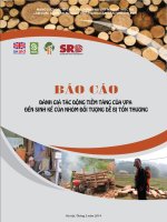 Báo cáo đánh giá tác động tiềm năng của VPA đến sinh kế của nhóm đối tượng dễ bị tổn thương