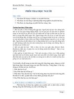 Tài liệu Phôi thai học