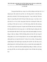 Một số kiến nghị và giải pháp chủ yếu để đẩy mạnh công tác tiêu thụ  sản phẩm hàng hoá ở công ty thương mại XNK   hà nội