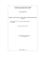 Nghiên cứu điều kiện tối ưu để có hiệu suất phát sóng hài bậc hai cao