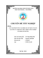 các giải pháp nâng cao hiệu quả sử dụng tài sản tại công ty tnhh mtv phát triển công nghiệp vinashin hải dương