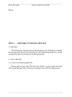 Đồ án công nghệ 2 ỨNG DỤNG PCR words