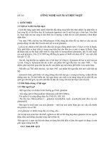 Tiểu luận công nghệ sản xuất bọt ngọt words