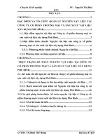 hoàn thiện kế toán nguyên vật liệu và công cụ dụng cụ tại công ty cổ phần thương mại và sản xuất vật liệu xây dựng phú bình