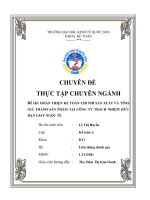 hoàn thiện kế toán chi phí sản xuất và tính giá thành sản phẩm tại công ty tnhh giầy ngọc tề