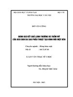 đánh giá kết quả lành thương của keo dán da sau phẫu thuật tao hình môi một bên