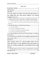 hoàn thiện công tác kế toán bán hàng và xác định kết quả bán hàng tại công ty cổ phần thết bị và giải pháp công nghệ tây hà