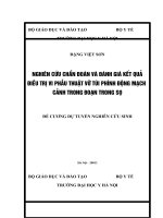 nghiên cứu đặc điểm lâm sàng, chẩn đoán, hình ảnh học vỡ túi phình đm cảnh trong đoạn trong sọ