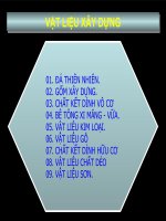 bài giảng vật liệu xây dựng